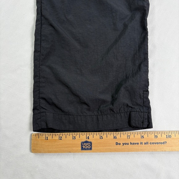 Vintage Polo Sport Ralph Lauren Track Pants Mens Medium Black Stretch Y2K - Picture 10 of 13